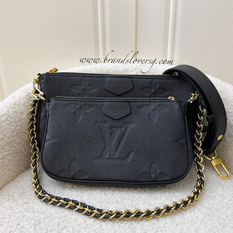 Multi-Pochette Accessories Empreinte Black GHW