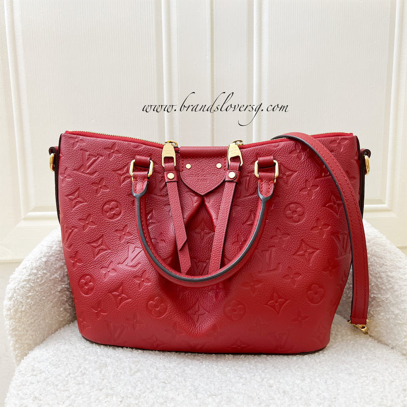 LV Mazarine PM Bag in Red Empriente Leather GHW – Brands Lover