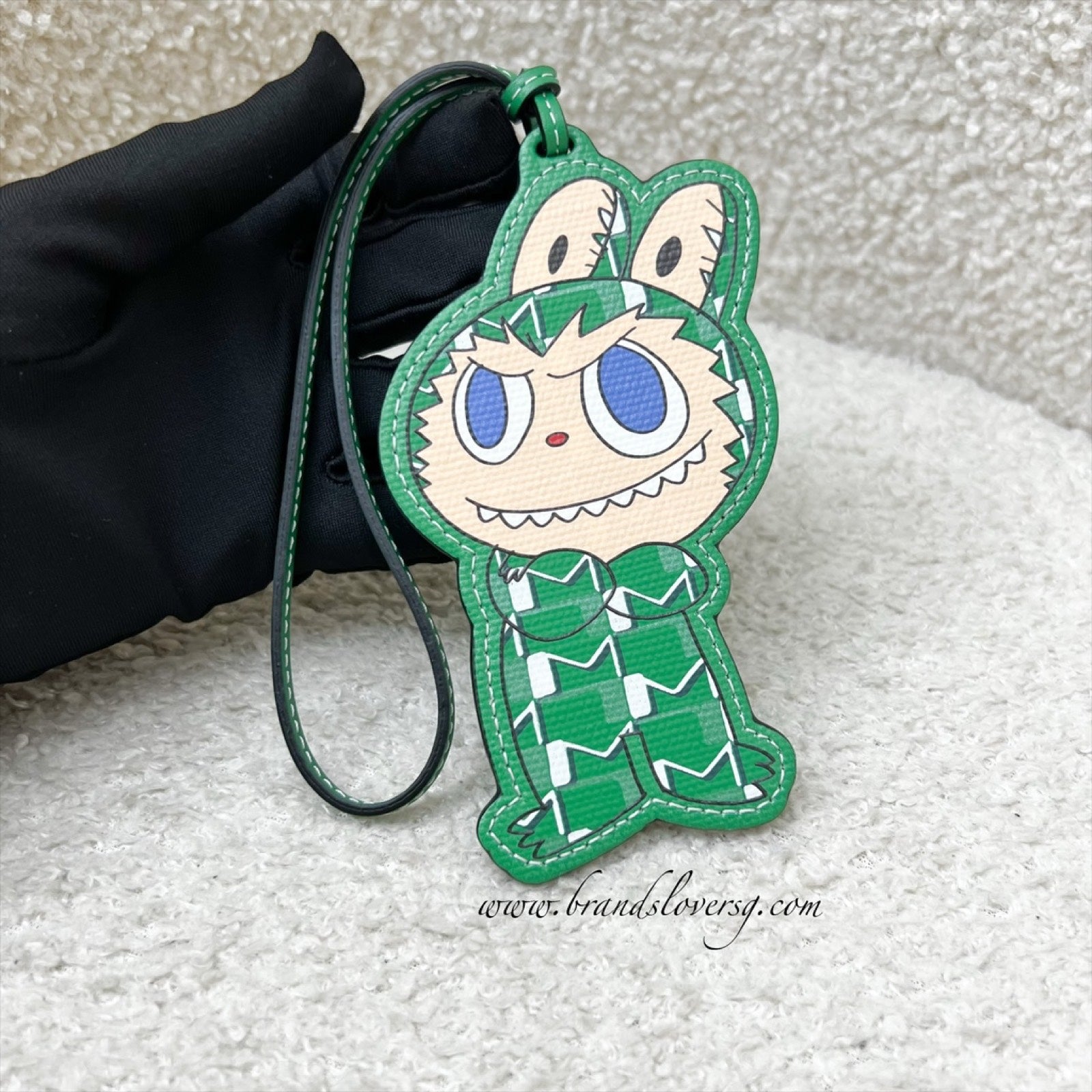 Moynat Labubu Bag Charm in Green Canvas and Leather – Brands Lover