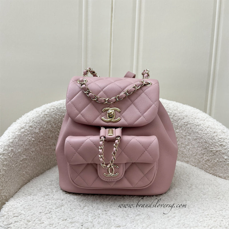 Chanel Mini Backpack in dimmer 24P