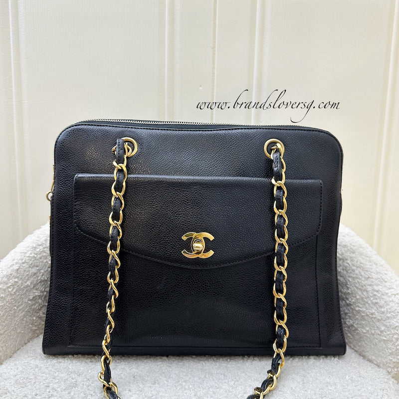 Chanel vintage caviar shoulder bag sale