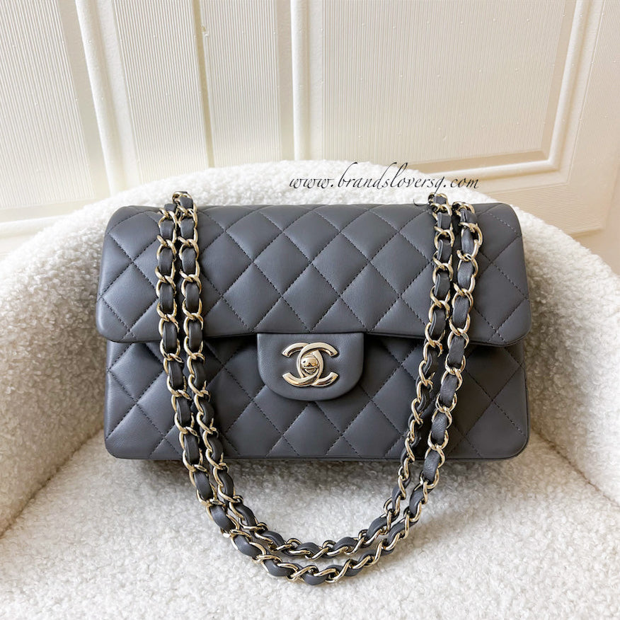 Chanel Light Blue Quilted Lambskin Mini Square Classic Flap Pale Gold  Hardware, 2022 Available For Immediate Sale At Sotheby's