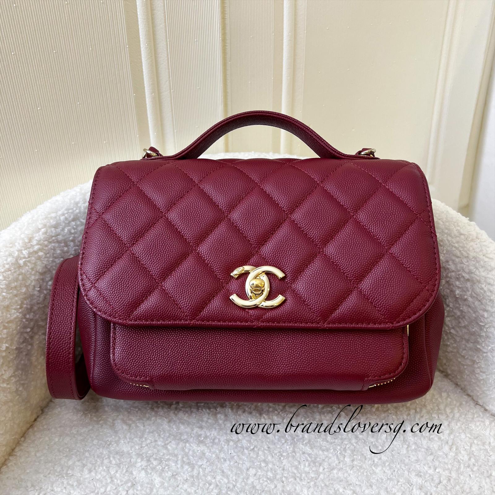 Chanel Medium Business Affinity Flap Bag - Burgundy Crossbody Bags,  Handbags - CHA731292