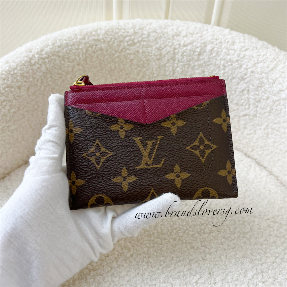 Louis Vuitton Monogram Canvas Card Holder Fuschia – STYLISHTOP