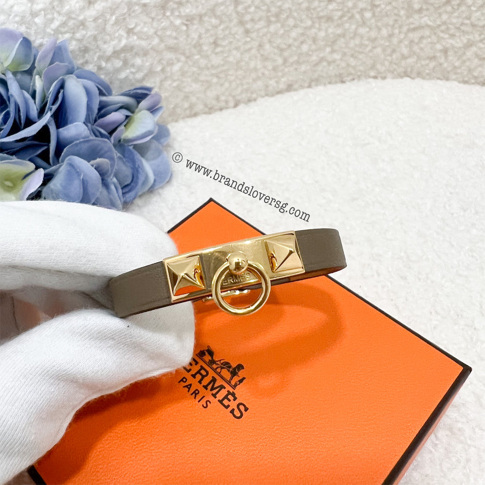 Hermes Swift Leather Mini Rivale Bracelet