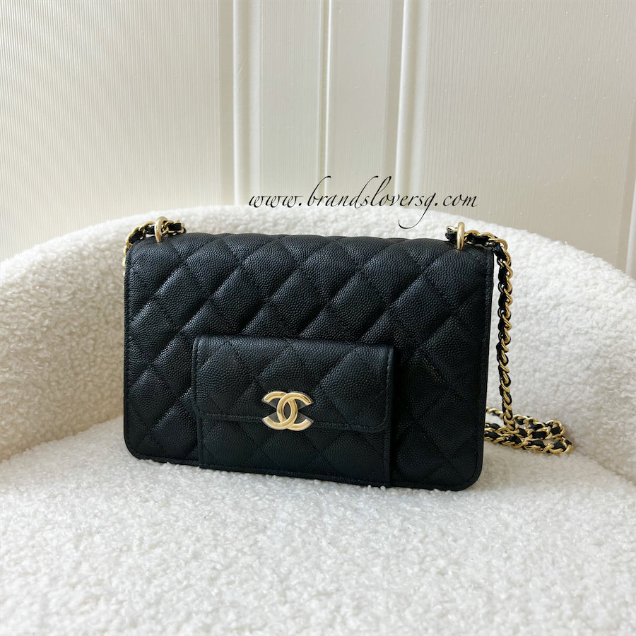 Chanel square wallet on on sale chain