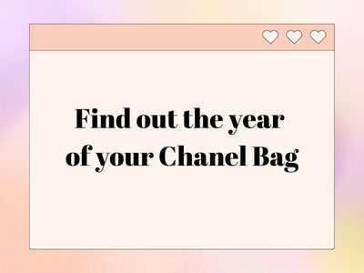 Chanel Serial Number Guide