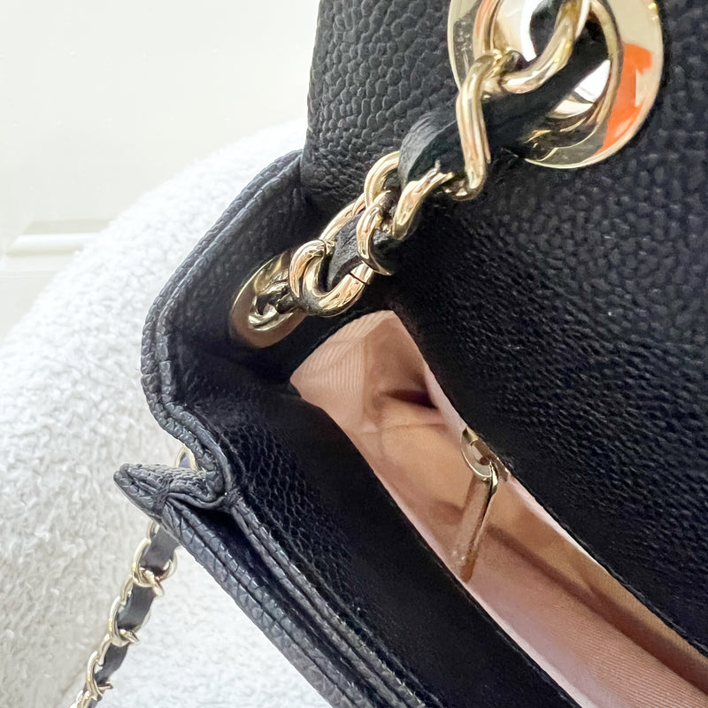 Chanel Thread Around Flap in Black Caviar and LGHW