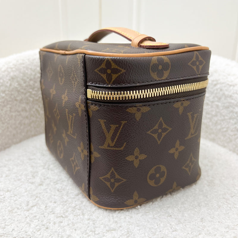 LV Nice Mini Toiletry Pouch in Monogram Canvas GHW