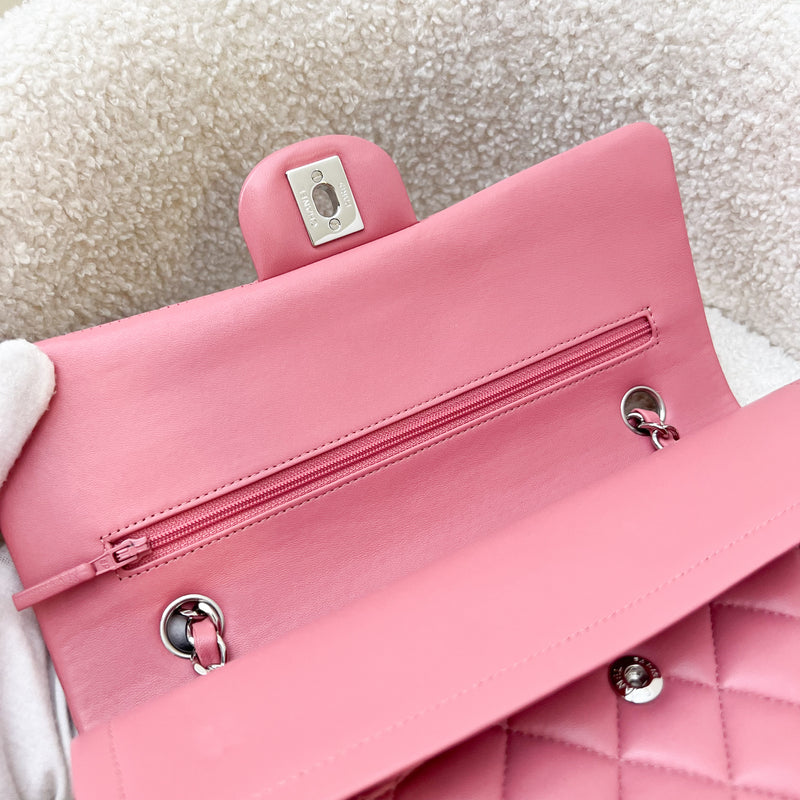 Chanel Medium Classic Flap CF in Pink Lambskin and SHW