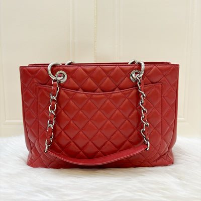 Chanel Grand Shopping Tote GST in Red Caviar and SHW