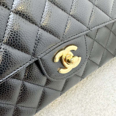 Chanel Medium Classic Flap CF in Black Caviar and GHW