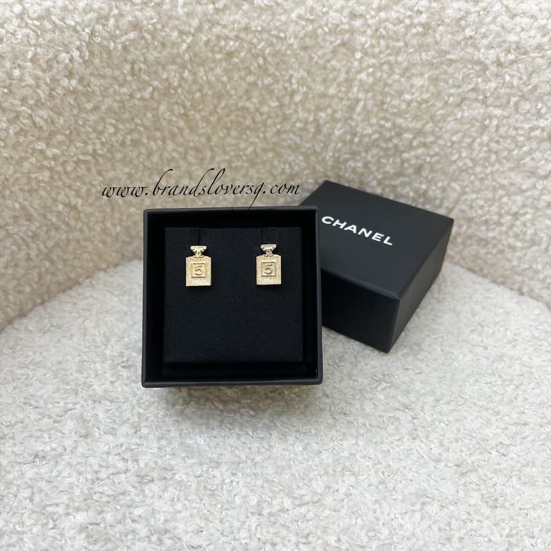 Chanel Mini Perfume Earrings in AGHW