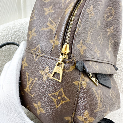 LV Palm Springs Mini Backpack in Monogram Canvas and GHW