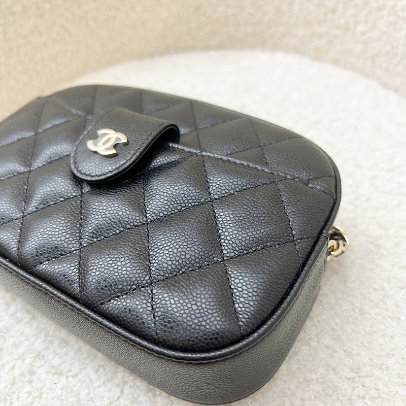 Chanel 24S Mini Camera Bag in Black Caviar and LGHW