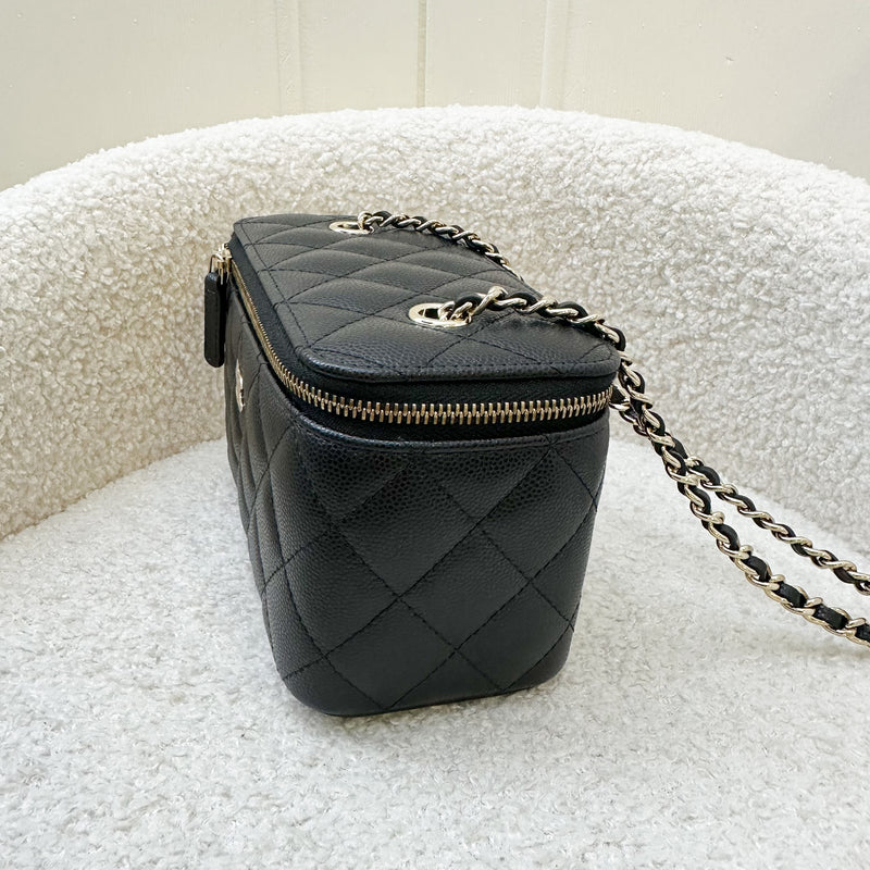 Chanel Classic Small Vanity in Black Caviar and LGHW