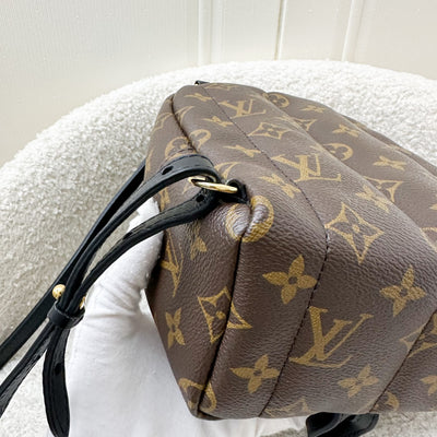 LV Palm Springs Mini Backpack in Monogram Canvas and GHW