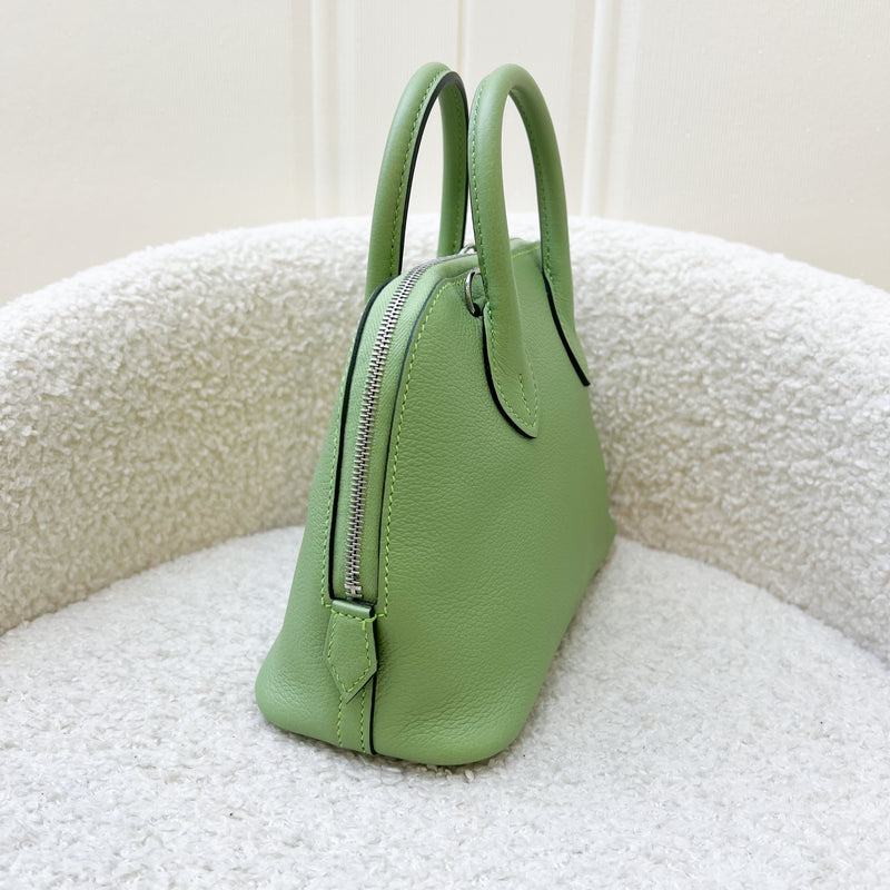 Hermes Mini Bolide in Vert Criquet Evercolor Leather and PHW