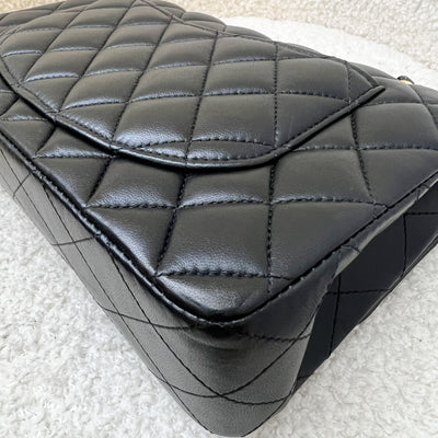 Chanel Small Classic Flap CF in Black Lambskin and GHW