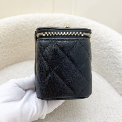 Chanel Classic Small Vanity in Black Caviar and LGHW