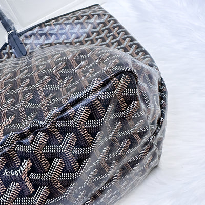 Goyard Saint Louis GM Tote in Black Signature Goyardine Canvas