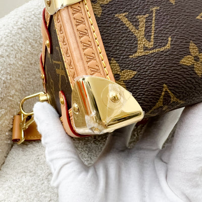 LV Side Trunk MM Bag in Monogram Canvas and GHW