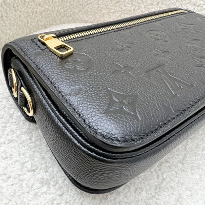 LV Pochette Metis East West in Black Giant Monogram Empreinte Leather and GHW