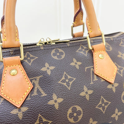 LV World Tour Speedy Bandouliere 30 in Monogram Canvas and GHW