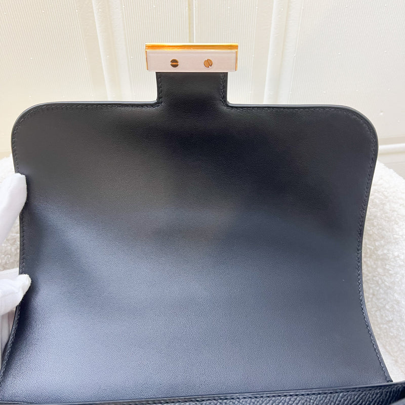 Hermes Constance 24 in Noir Black Epsom Leather and GHW