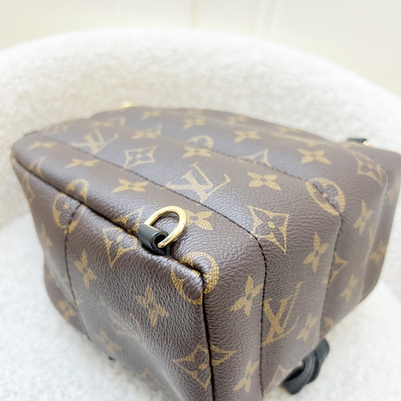 LV Palm Springs Mini Backpack in Monogram Canvas and GHW