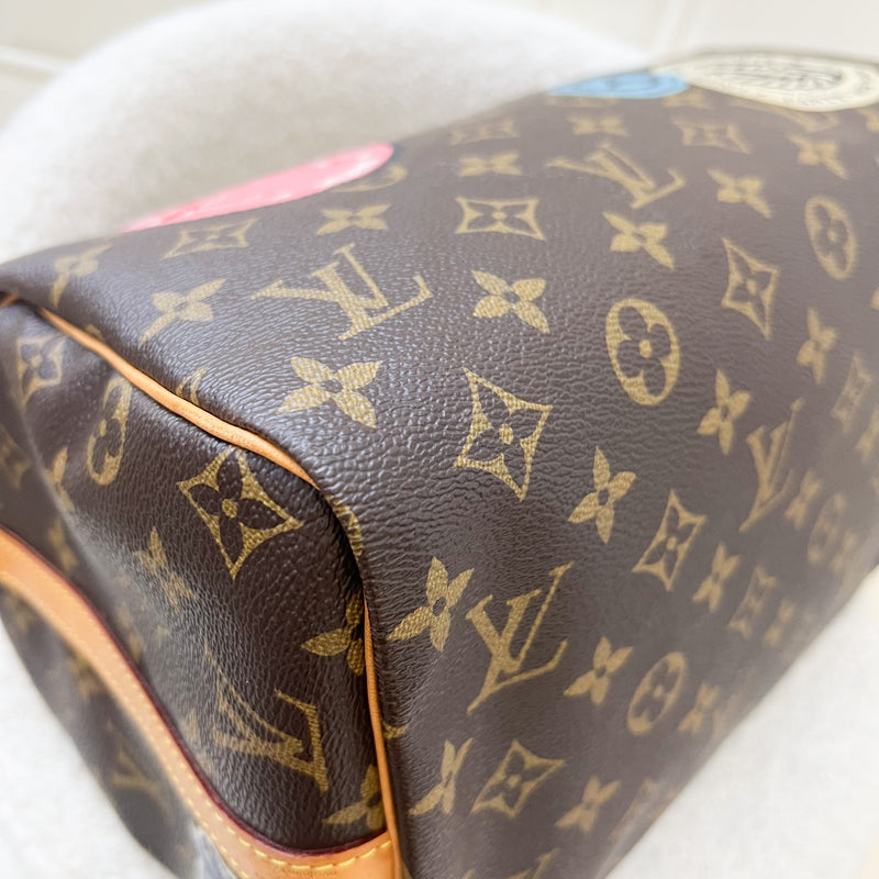 LV World Tour Speedy Bandouliere 30 in Monogram Canvas and GHW