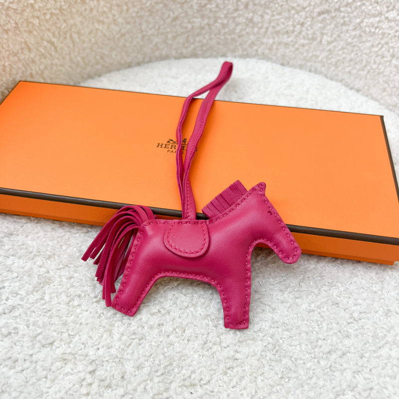 Hermes Rodeo PM Charm in Rose Mexico