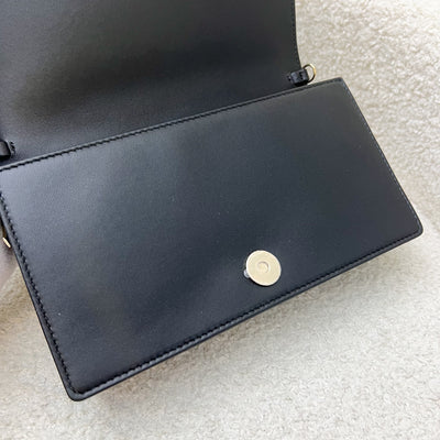 Dior Lady Dior Pouch / Wallet on Chain WOC in Black Cannage Lambskin and LGHW