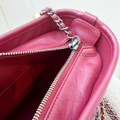 Chanel Medium (New Large) Gabrielle in Dark Red Distressed Leather and 3-tone HW