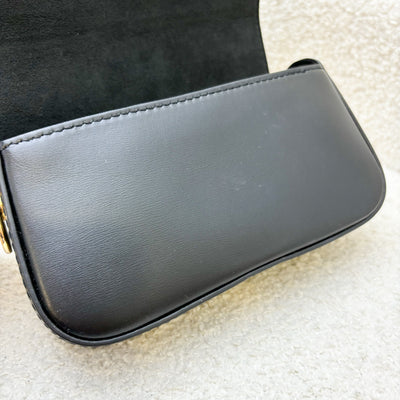 LV Officier Case in Black Calfskin and GHW