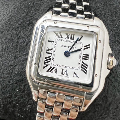 Cartier Panthere De Cartier Watch Small Model in Stainless Steel, Quartz Movement