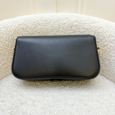 LV Officier Case in Black Calfskin and GHW