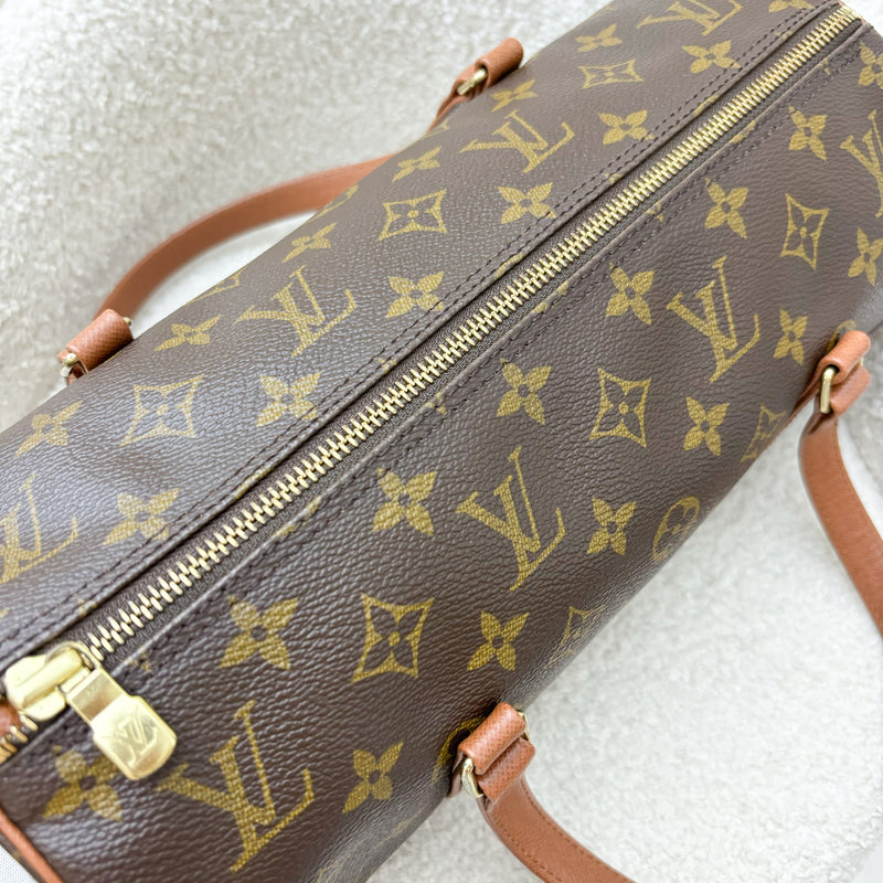 LV Vintage Papillon 30 Top Handle Bag in Monogram Canvas and GHW