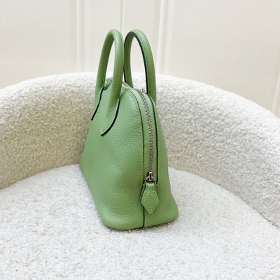 Hermes Mini Bolide in Vert Criquet Evercolor Leather and PHW