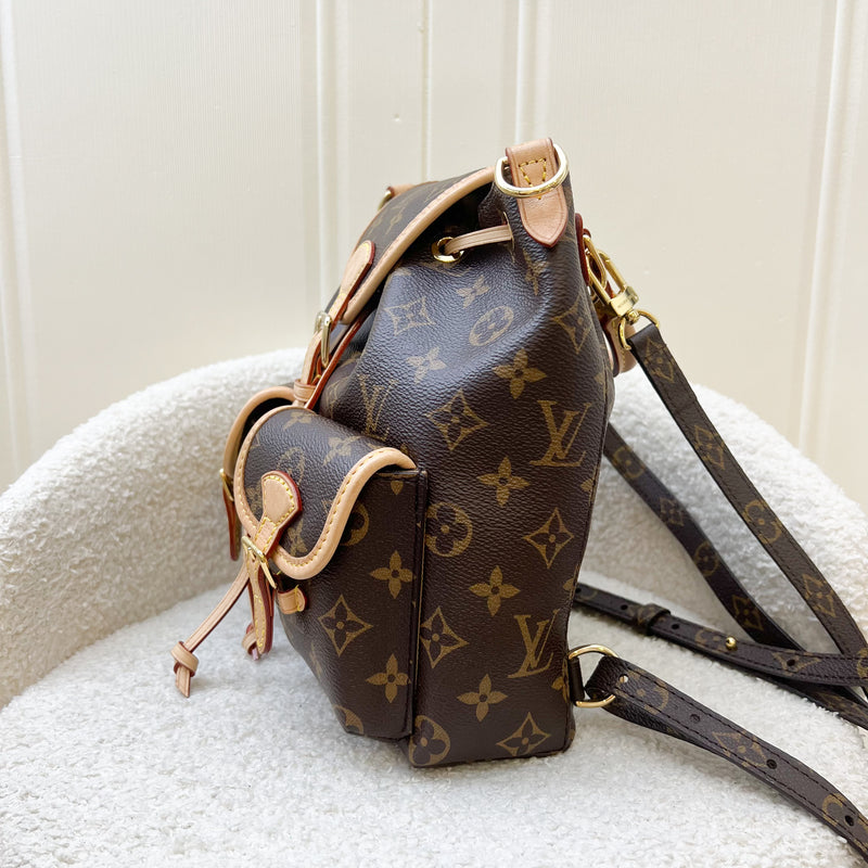 LV Excursion PM Backpack Bag in Monogram Canvas and GHW