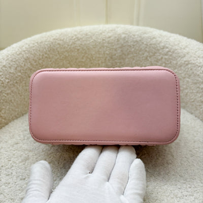 Chanel Small Vanity in Sakura Pink Camellia Leather and LGHW