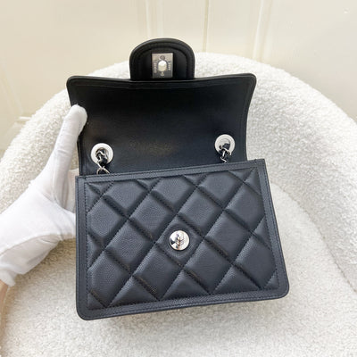 Chanel 23K Sweet Classic Mini Flap in Black Caviar and SHW