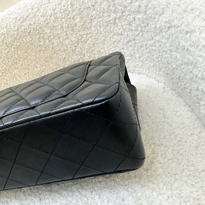 Chanel Classic Mini Rectangle in Black Lambskin and LGHW