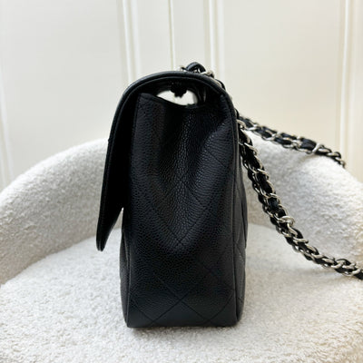 Chanel Jumbo Classic Flap SF in Black Caviar and SHW