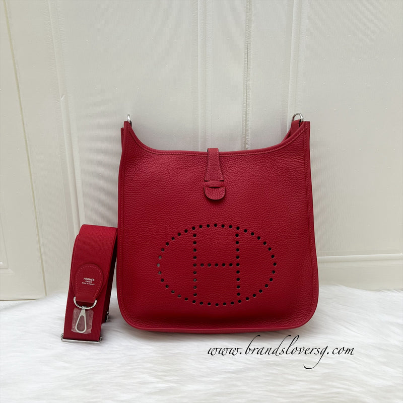 Hermes Evelyne 29 PM in Vermillion Clemence Leather and PHW