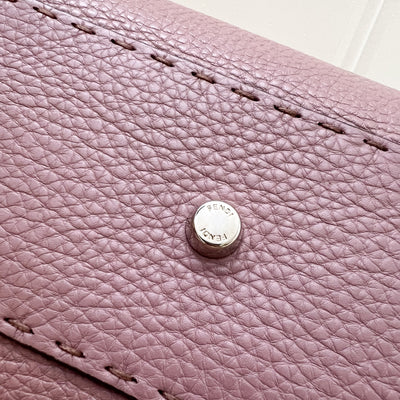 Fendi Medium Peekaboo Selleria Bag in Pink Leather and SHW