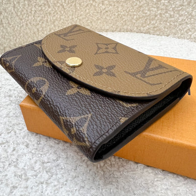 LV Rosalie Coin Purse / Small Wallet in Monogram / Reverse Monogram Canvas and GHW