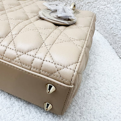 Dior Lady Dior ABCDior Small Bag in Biscuit Lambskin and LGHW