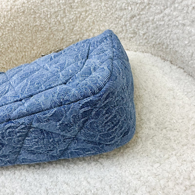 Chanel Sweet Heart Mini Rectangle Flap in Blue Denim and SHW