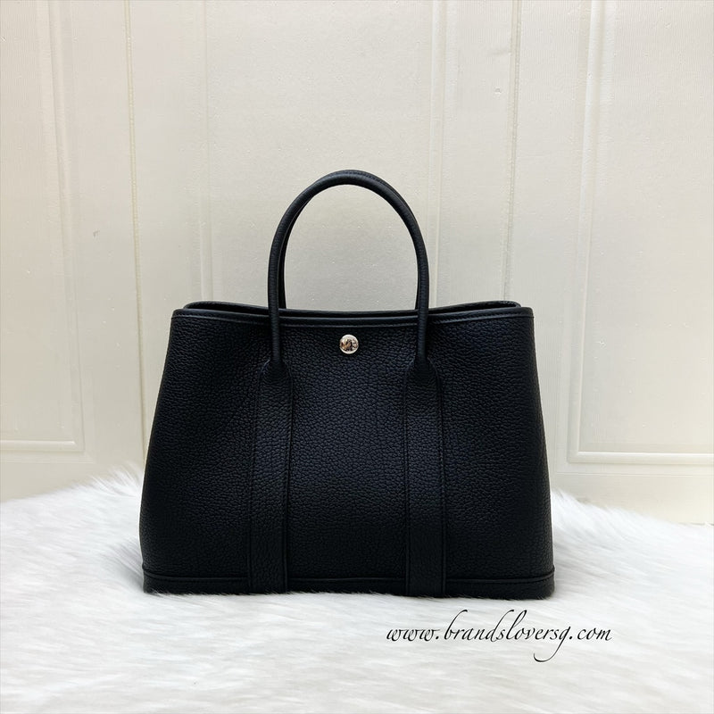 [Brand New - 2024] Hermes Garden Party 30 in Noir Black Negonda Leather and PHW